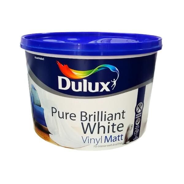 Dulux Vinyl Matt Pure Brilliant White 10L