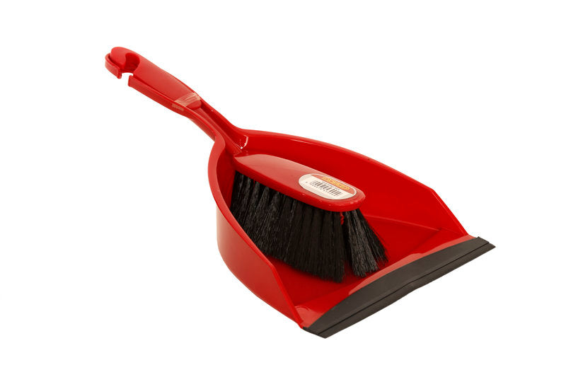 Dosco Dustpan Set Red