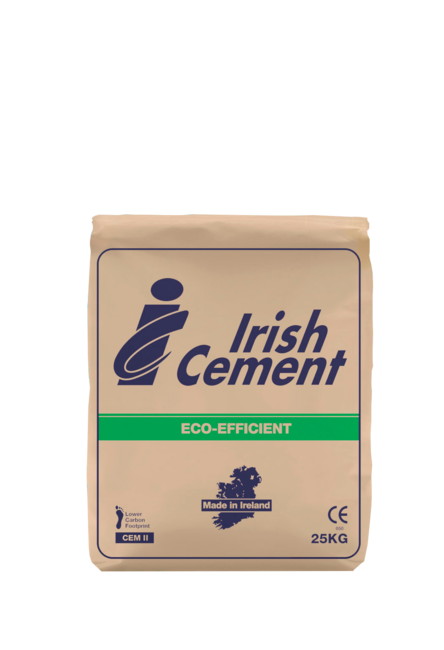Irish Cement – Bagged Cement – 25KG
