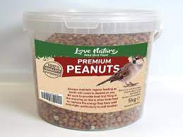 Premium Peanuts Bird Food 5kg Tub