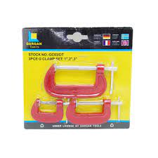 3 Piece Clamp Set 1" 2" 3"