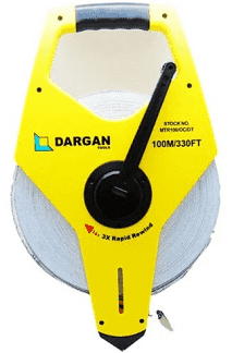 Dargan Fiberglass Surveyors Tape 100M