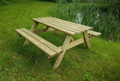 Doolin Six Seater Picnic Table