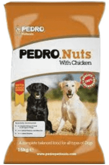 Pedro Nuts Dog Food with Chicken 9kg & 15kg Bags