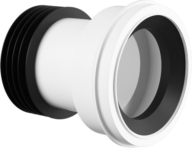 Straight Rigid Toilet  Pan Connector