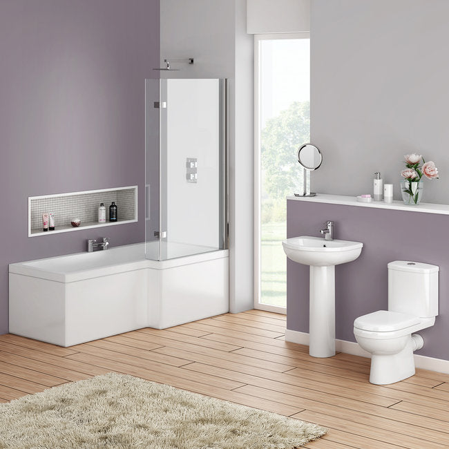 Ivo 4 Piece Set - Basin, Pedestal, Pan & Cistern