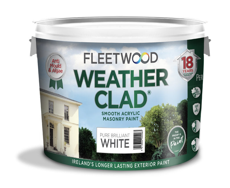 Fleetwood Weather Clad White 10Ltr