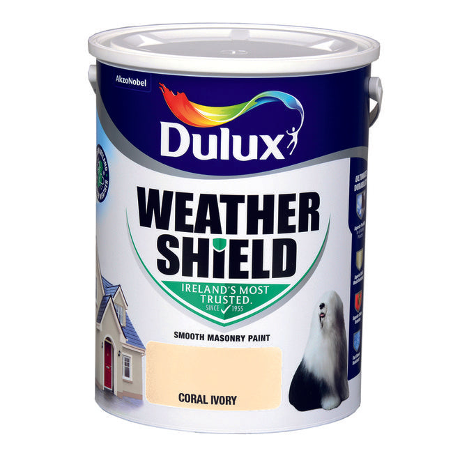 Dulux Weathershield Coral Ivory  5L
