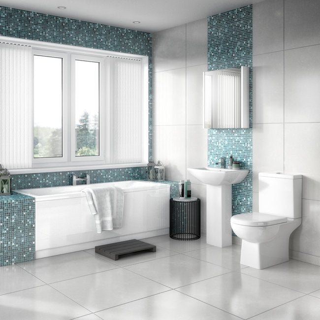 Asselby 4 Piece Set – Basin, Pan, Ped & Cistern