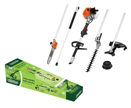 GardenWorx Petrol 5 in 1 Multi Tool 33CC