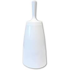 Blue Canyon Plastic Toilet Brush with Holder White